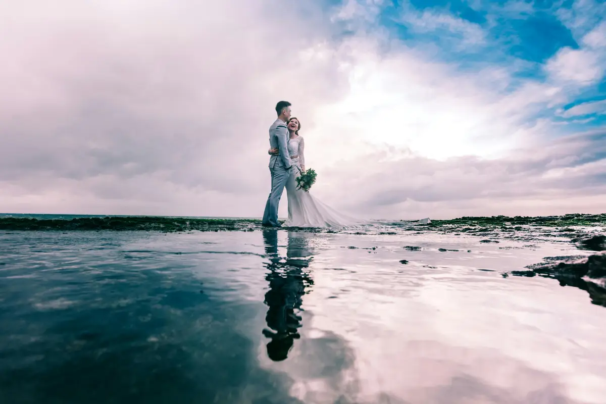 bride and groom